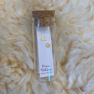 Kris Nations XO stud earrings